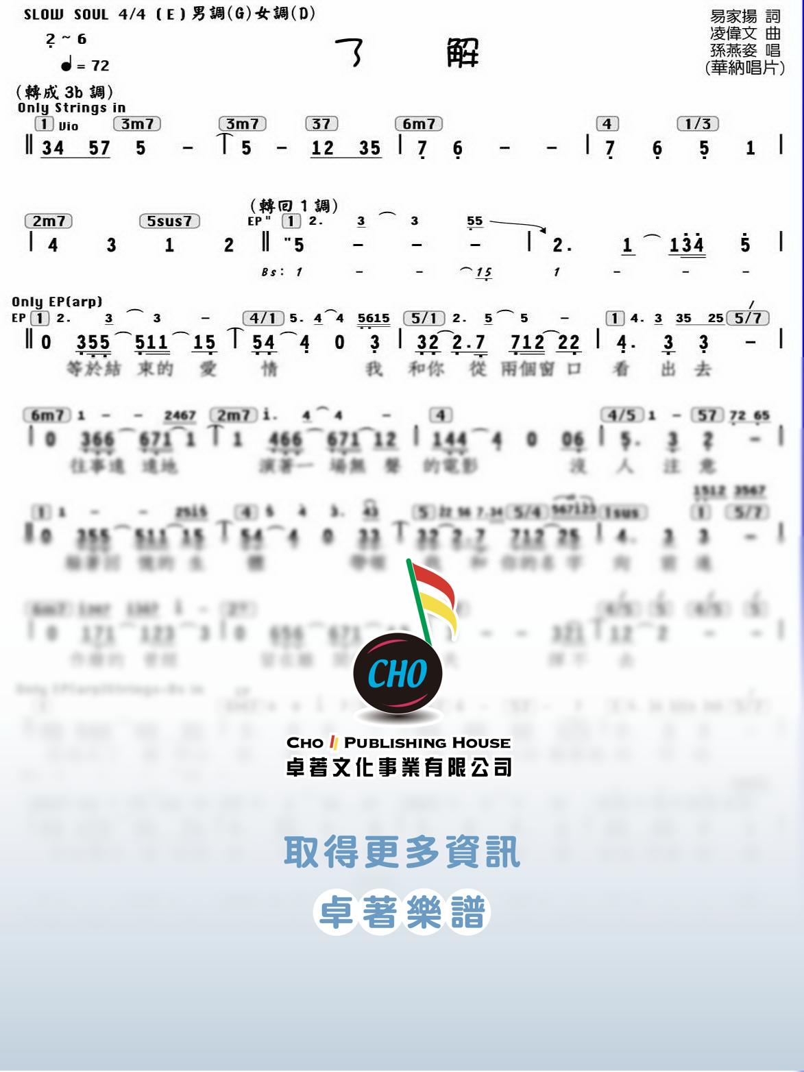 了解